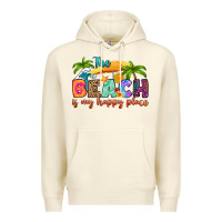 Sandshell the beach is my happy place Premium Hoodie - RanaPortraitStore