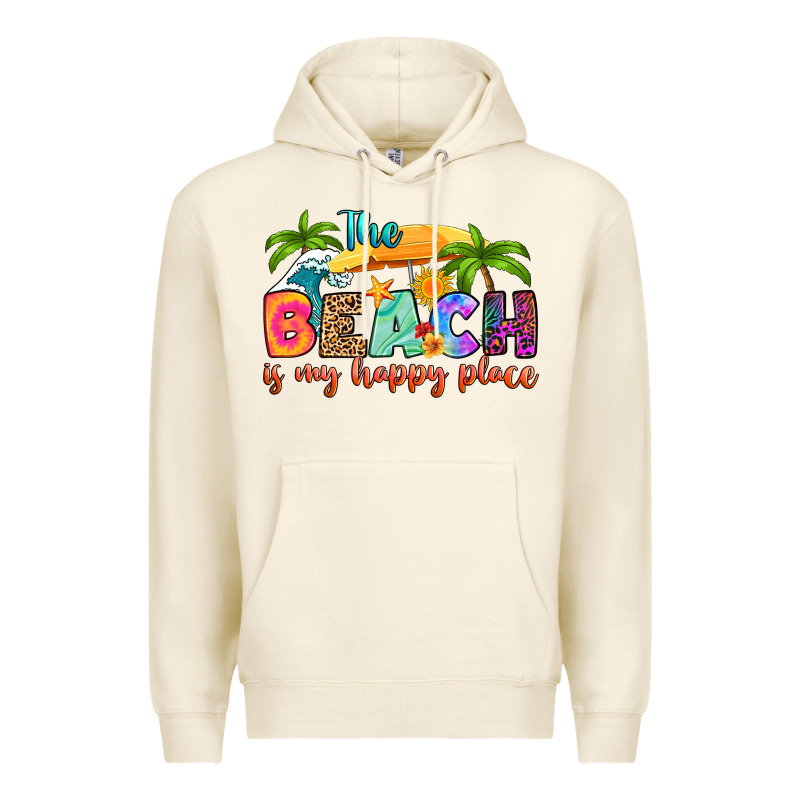 The Beach Is My Happy Place Premium Hoodie by RanaPortraitStore | Teevron