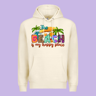 Premium Hoodie the beach is my happy place