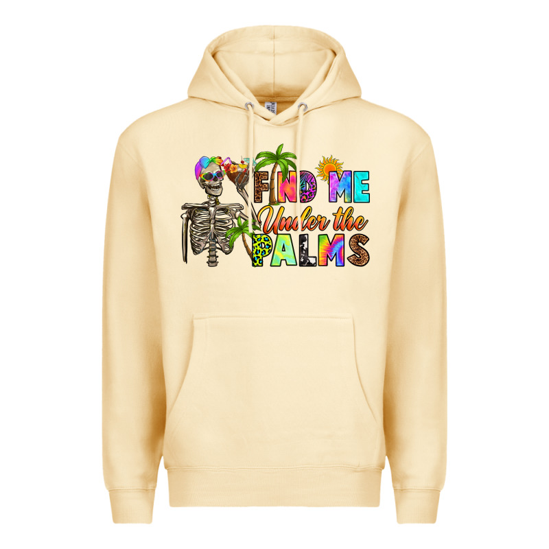 Find Me Under The Palms Premium Hoodie by RanaPortraitStore | Teevron