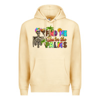 Pina Colada find me under the palms Premium Hoodie - RanaPortraitStore