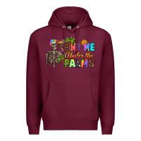 Burgundy find me under the palms Premium Hoodie - RanaPortraitStore