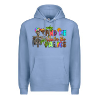Colony Blue find me under the palms Premium Hoodie - RanaPortraitStore