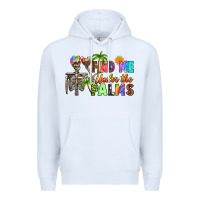 White find me under the palms Premium Hoodie - RanaPortraitStore