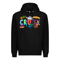 Black cruise life Premium Hoodie - RanaPortraitStore