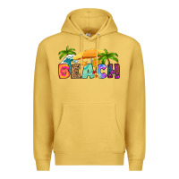 Antique Gold beach Premium Hoodie - RanaPortraitStore