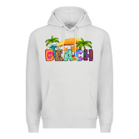 Dove Grey beach Premium Hoodie - RanaPortraitStore