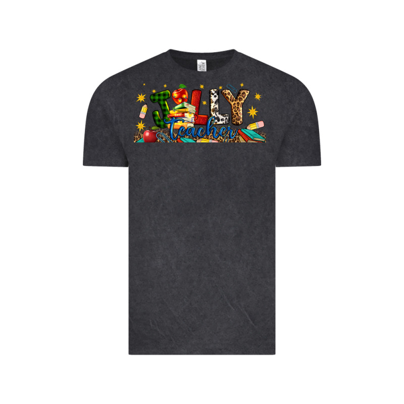 Christmas Jolly Teacher Vintage Tee by Artiststas | Teevron