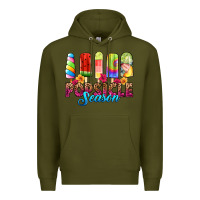 Army Green popsicle season Premium Hoodie - RanaPortraitStore