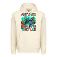 Sandshell just a girl who loves turtles Premium Hoodie - RanaPortraitStore