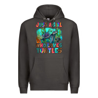 Smoke just a girl who loves turtles Premium Hoodie - RanaPortraitStore