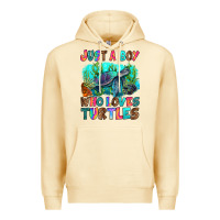 Pina Colada just a boy who loves turtles Premium Hoodie - RanaPortraitStore