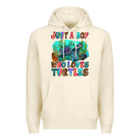Sandshell just a boy who loves turtles Premium Hoodie - RanaPortraitStore