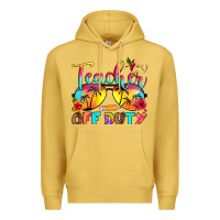 Antique Gold teacher off duty Premium Hoodie - RanaPortraitStore