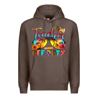 Coffee teacher off duty Premium Hoodie - RanaPortraitStore