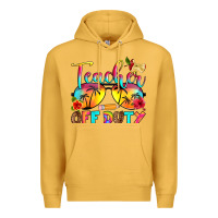 Mustard teacher off duty Premium Hoodie - RanaPortraitStore