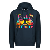 Navy teacher off duty Premium Hoodie - RanaPortraitStore