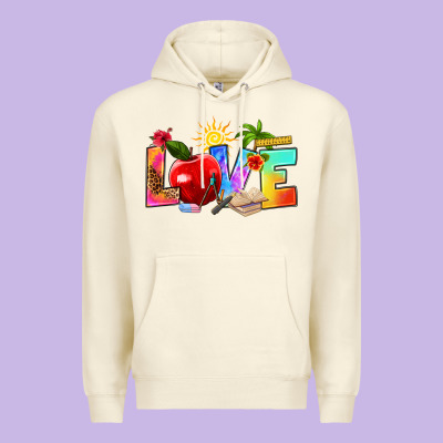 Premium Hoodie love teacher summer