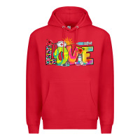 Red love nurse summer Premium Hoodie - RanaPortraitStore