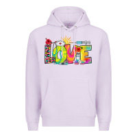 Lilac love nurse summer Premium Hoodie - RanaPortraitStore