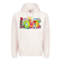 Pale Pink love nurse summer Premium Hoodie - RanaPortraitStore