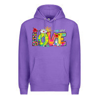 Purple love nurse summer Premium Hoodie - RanaPortraitStore