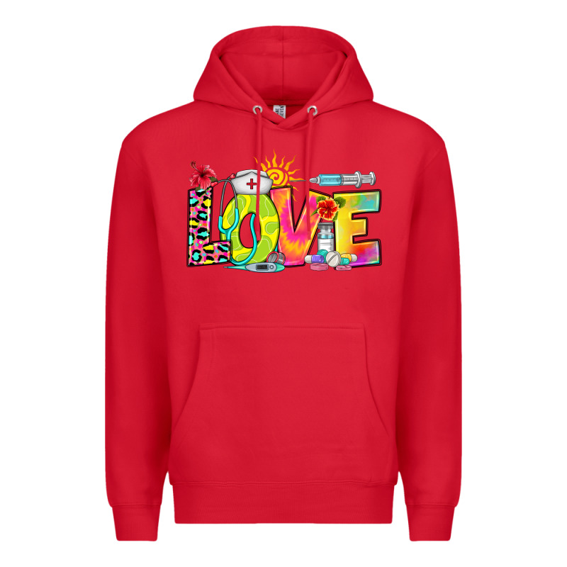 Love Nurse Summer Premium Hoodie by RanaPortraitStore | Teevron