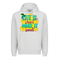 Dove Grey life is  make it sweet Premium Hoodie - RanaPortraitStore