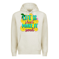 Oatmeal Heather life is  make it sweet Premium Hoodie - RanaPortraitStore