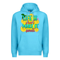 Ocean Blue life is  make it sweet Premium Hoodie - RanaPortraitStore