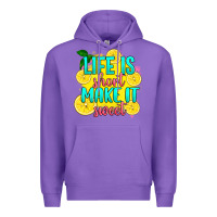Purple life is  make it sweet Premium Hoodie - RanaPortraitStore