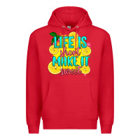 Red life is  make it sweet Premium Hoodie - RanaPortraitStore