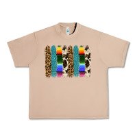 Burro serape leopard tooled leather cowhide background Urban Heavy Tee - RanaPortraitStore