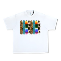 White serape leopard tooled leather cowhide background Urban Heavy Tee - RanaPortraitStore