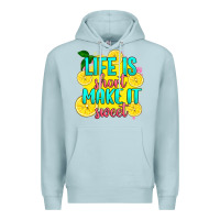 Blue Mist life is  make it sweet Premium Hoodie - RanaPortraitStore