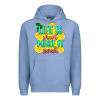 Colony Blue life is  make it sweet Premium Hoodie - RanaPortraitStore