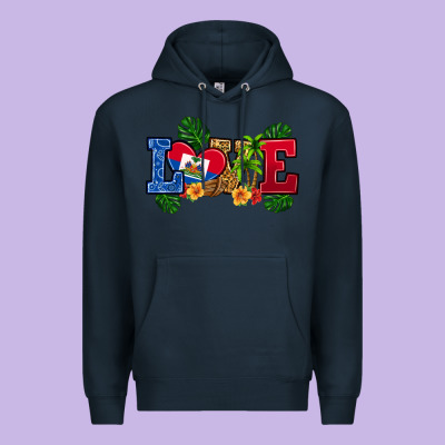 Premium Hoodie love haitian republic