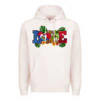 Pale Pink love haitian republic Premium Hoodie - RanaPortraitStore