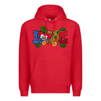 Red love haitian republic Premium Hoodie - RanaPortraitStore