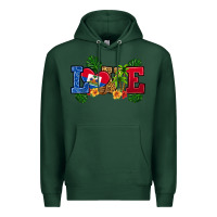 Sports Green love haitian republic Premium Hoodie - RanaPortraitStore