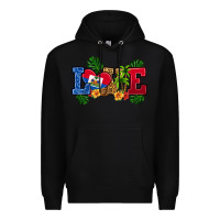 Black love haitian republic Premium Hoodie - RanaPortraitStore