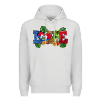 Dove Grey love haitian republic Premium Hoodie - RanaPortraitStore