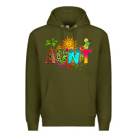 Army Green summer aunt Premium Hoodie - RanaPortraitStore