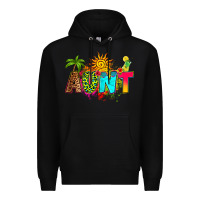 Black summer aunt Premium Hoodie - RanaPortraitStore