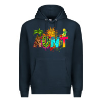 Navy summer aunt Premium Hoodie - RanaPortraitStore