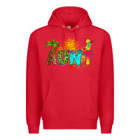 Red summer aunt Premium Hoodie - RanaPortraitStore