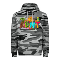 Slate Camo summer aunt Premium Hoodie - RanaPortraitStore