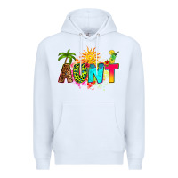White summer aunt Premium Hoodie - RanaPortraitStore