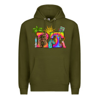 Army Green respiratory therapist summer Premium Hoodie - RanaPortraitStore