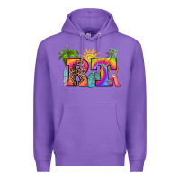 Purple respiratory therapist summer Premium Hoodie - RanaPortraitStore